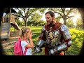 Park Ranger's Bodycam Captures Medieval Knight at Playground | AI Video (Veo3) #Shorts