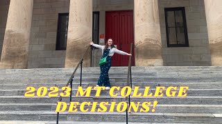 202223 Musical Theatre College Decision Reactions (a realistic look at the process)