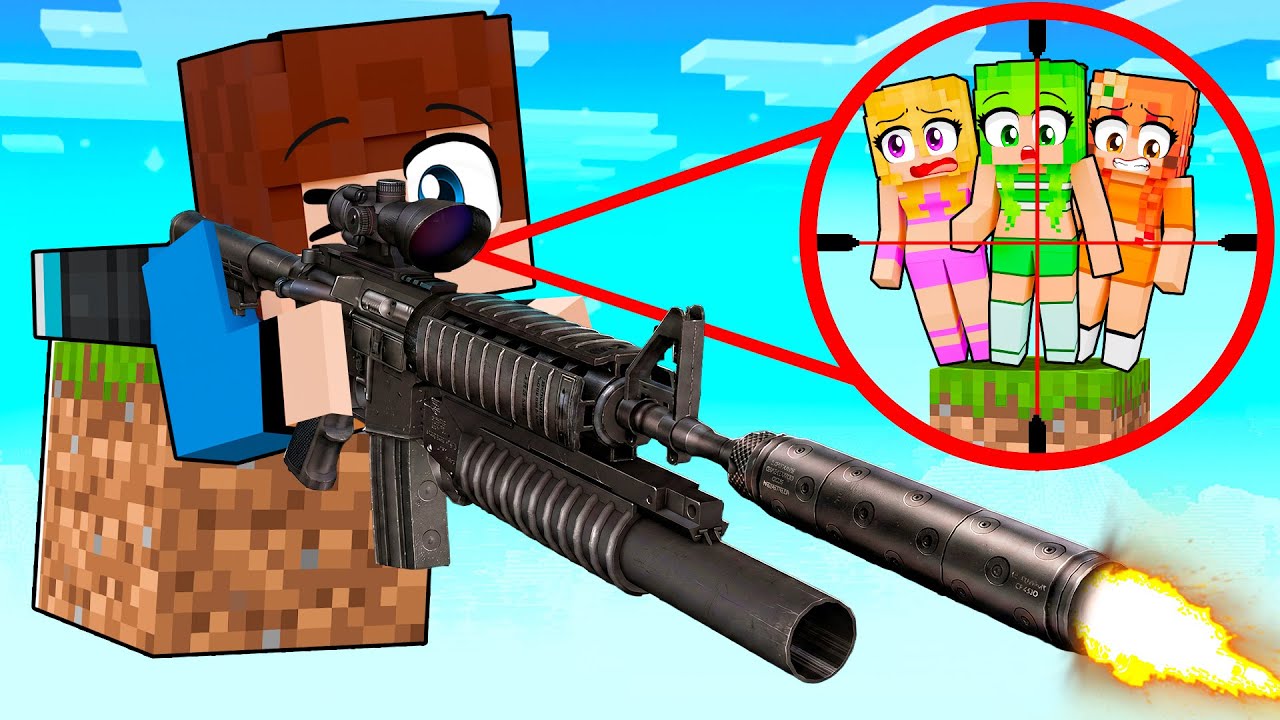 Zostałem SNAJPEREM i STRZELAM DO SZALONYCH FANEK w Minecraft!