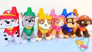 Aprende Colores y Palabras con la Patrulla Canina y Crayones Gigantes | Video Educativo para Niños