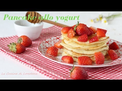 Pancake allo yogurt - Soffici e morbidi