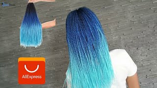 Crochet braids Hair Ombre Senegalese Twist Synthetic 24inch Extensions - Aliexpress 💈👩‍🦱💇‍♀️