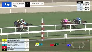 Gulfstream Park February 2, 2025 Race 1