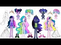 Alicorns Paper Craft-  How to make Mlp Custom in Anime style- Hobby ideas