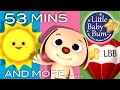 Mr Sun | Plus Lots More Children's Songs | 53 Minutes Compilation from LittleBabyBum!