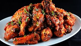 Sweet Spicy Garlic & Ginger Chicken Wings | CarnalDish