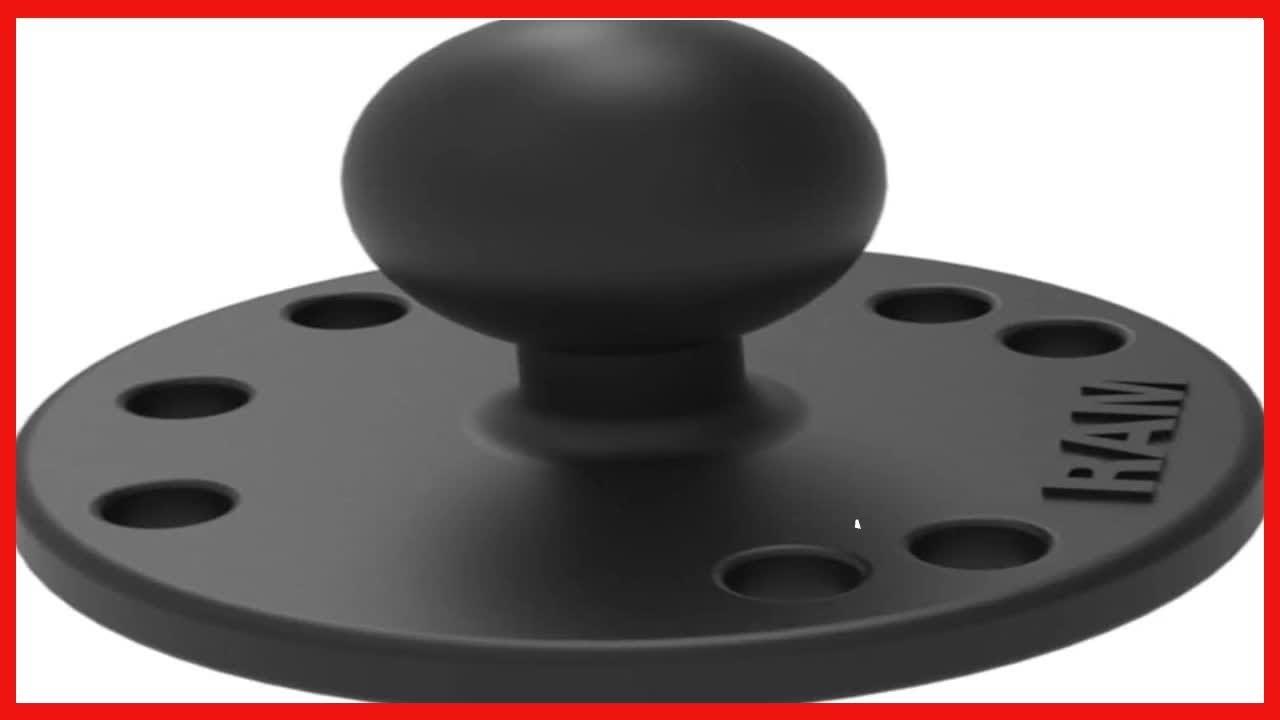 Great product -  RAM Mounts Round Plate with Ball RAM-B-202U with B Size 1" Ball