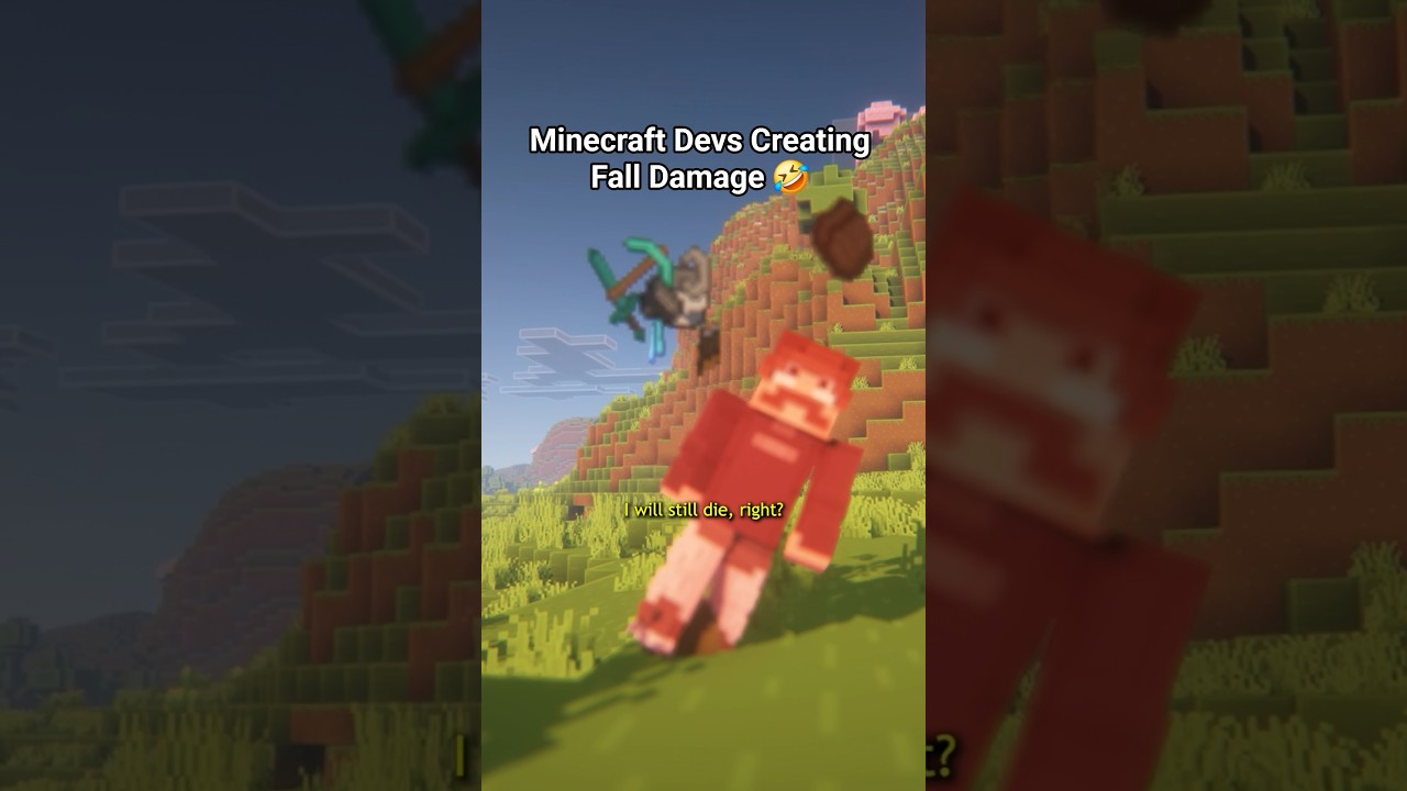 Minecraft Devs Creating Fall Damage 🤣