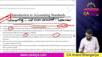 Introduction to Accountind Standard Lecture 1