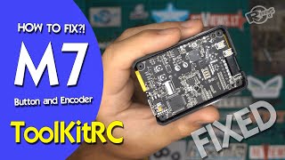 ToolKitRC M7 wheel encoder replacement and button repair (How to)