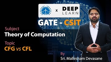 ACE Engineering Academy GATE-CSIT Digital/Online Classes - Deep Learn TOC - CFG vs CFL