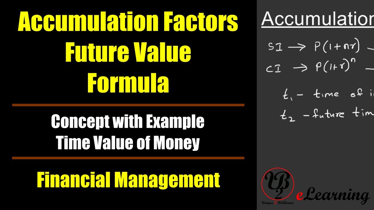 Accumulation Factors Explained In Detail With Example And Problem 