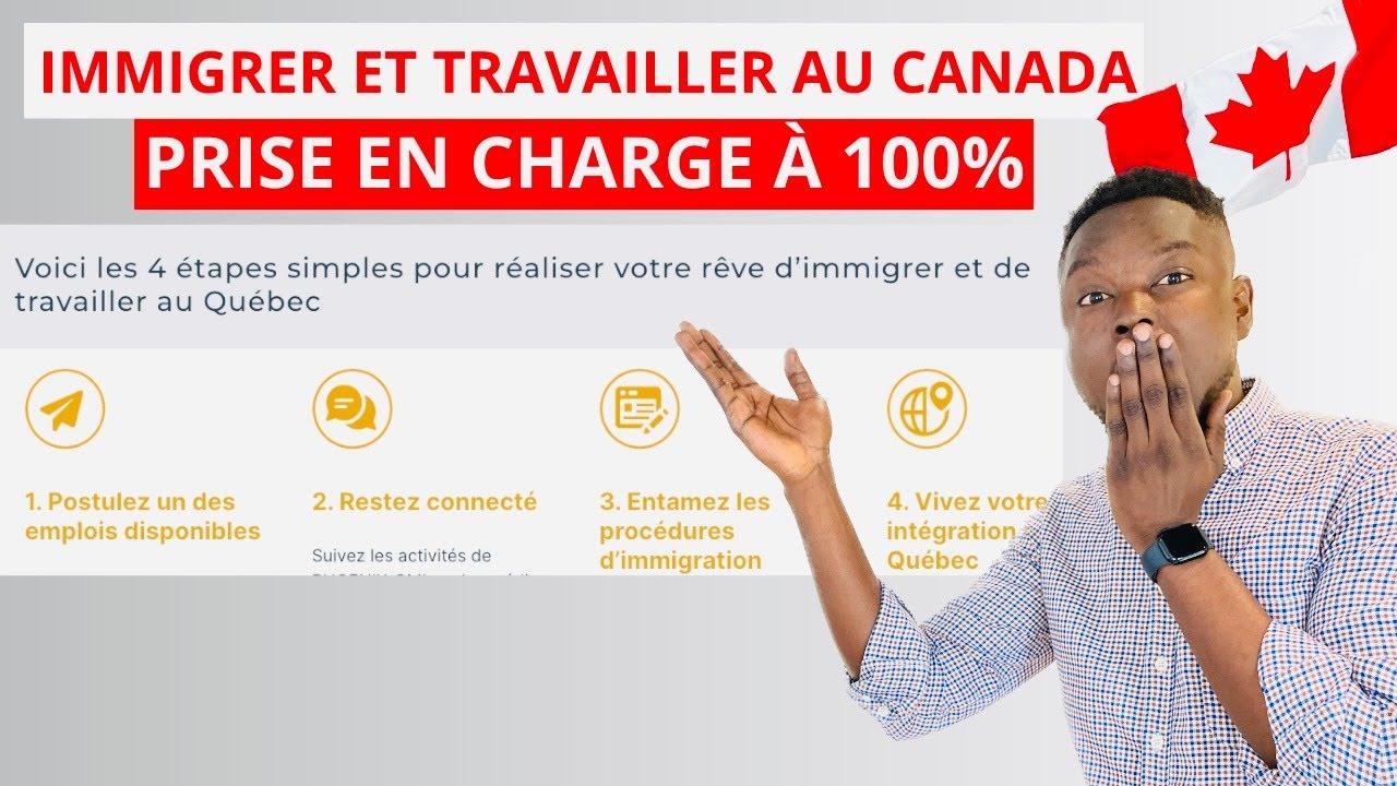 TROUVER UN TRAVAIL AU CANADA 🇨🇦 EN 2024 : PRISE EN CHARGE À 100% - YouTube