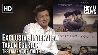 Taron Egerton Interview - Testament of Youth