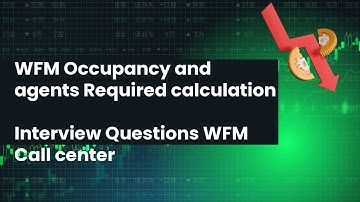 WFM occupancy and agents required calculation | Workforce Management Interview Questions | Techno49