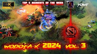 DotA 2- WoDotA Top 5 Weekly Vol.3 🔥2024 Top 5 moments of the week #DOTA2