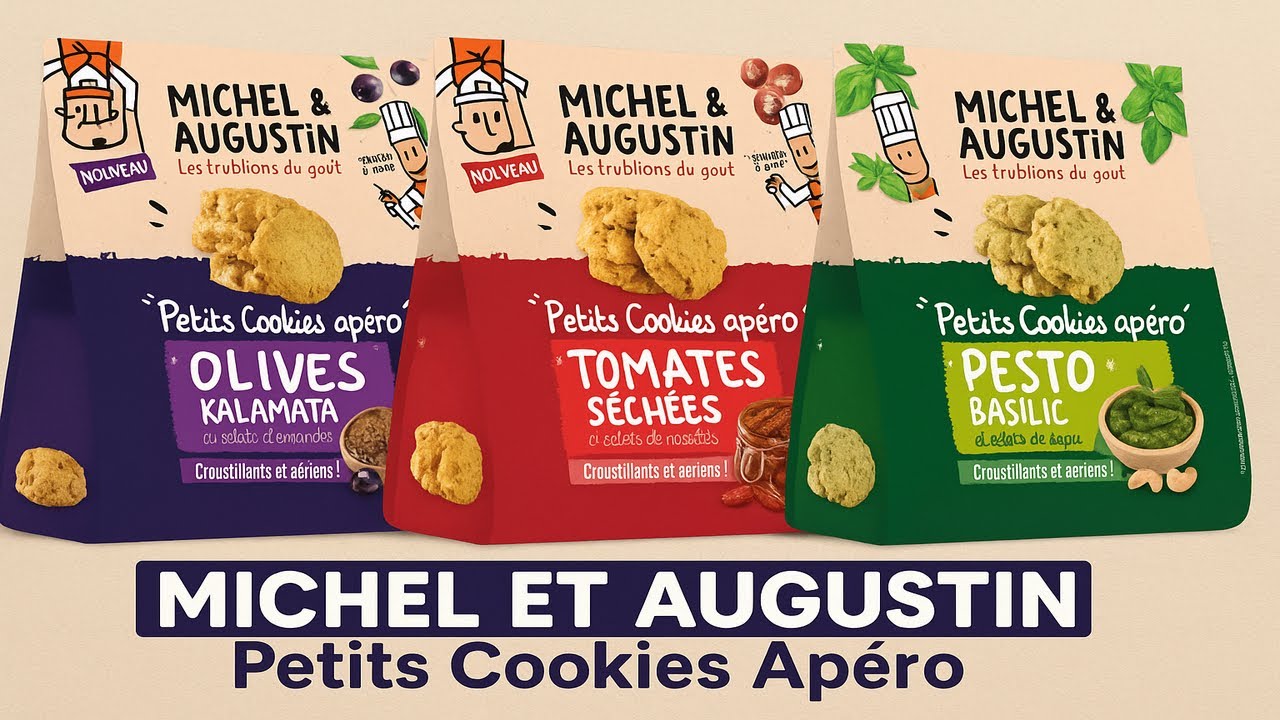 MICHEL ET AUGUSTIN Nouveautés Les Petits Cookies apéros