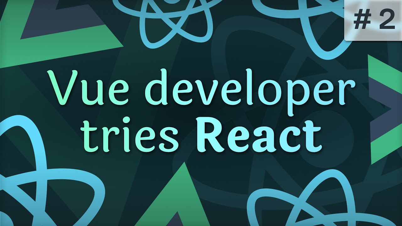 Vue dev learns React - project setup + main app screen 🔴 React ...