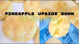 Vegan Pineapple Upside Down Cake Batter Cookies | Pretty Brown Vegan