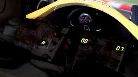 Arduino powered iRacing dashboard prototype
