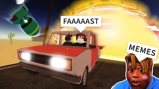 ROBLOX A Dusty Trip Funny Moments & Memes Part 1 🚗🌪️ screenshot 1