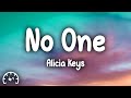 Alicia Keys - No One (Lyrics)