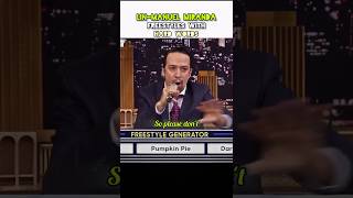 Lin-Manuel Miranda Freestyles With Hard Words He's Given 😳🔥 | Jimmy Fallon #shorts