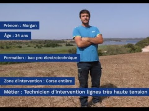 Technicien Intervention lignes très haute tension à EDF Corse