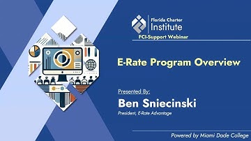 E-Rate Program Overview