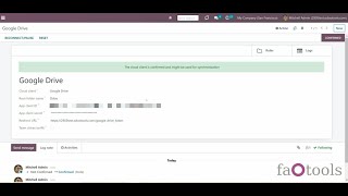 Odoo GoogleDrive Configuration and Log In v16 by faOtools