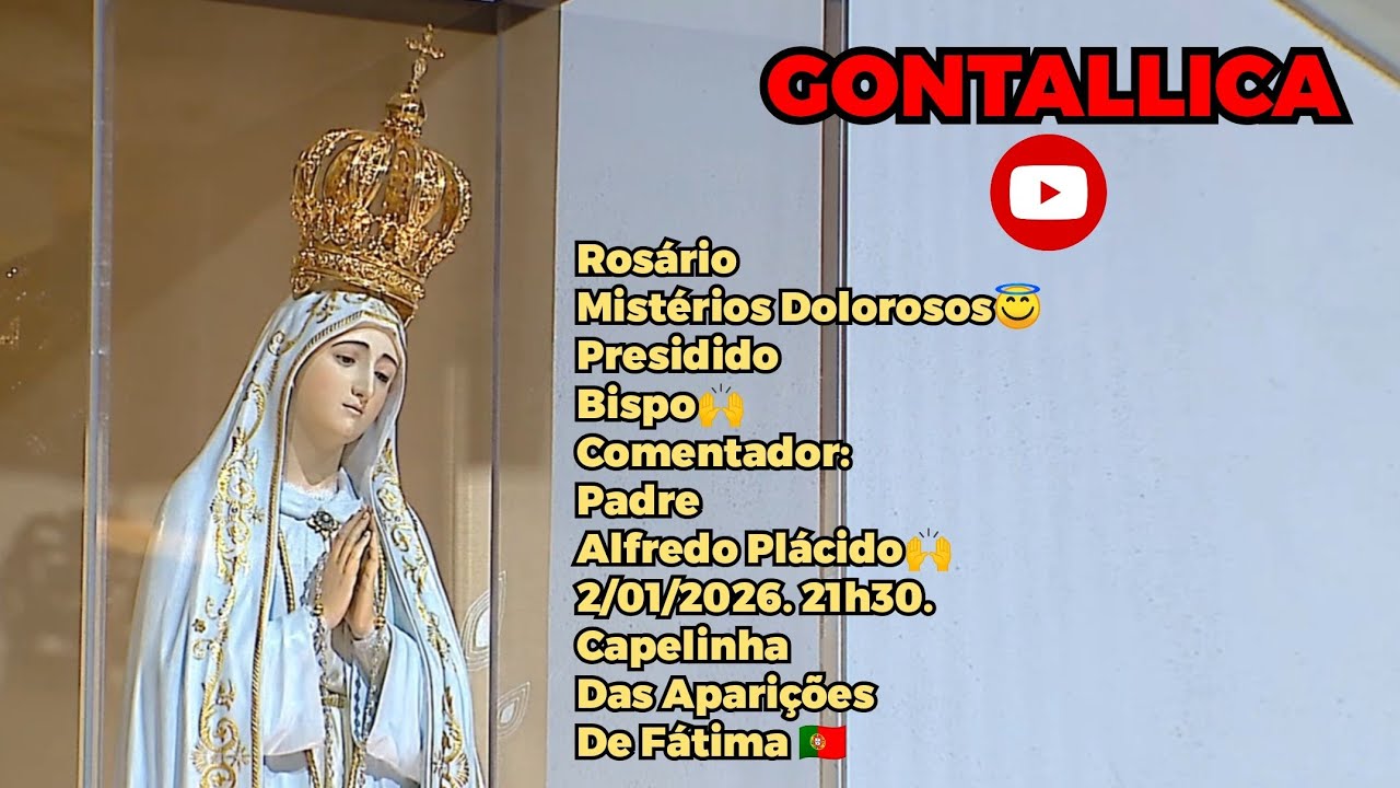 Terço na Capelinha das Aparições de Fátima. 2 De Janeiro 2026. 21h30. Ajudem abaixo na discrição 🙏🔽