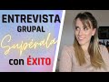 👍🏻Cómo PREPARARTE para una ENTREVISTA GRUPAL EXITOSA: trucos, errores y preguntas 👍🏻