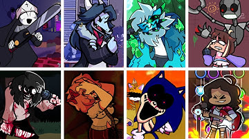 FNF Spectral But - Different Characters Sing It (Everyone Sings Spectral ) Vs Retrospecter