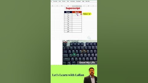 Excel Superscript Shortcut You’ll Wish You Knew Sooner! 🚀 | #ExcelTips #ExcelSuperscript #viral #fb