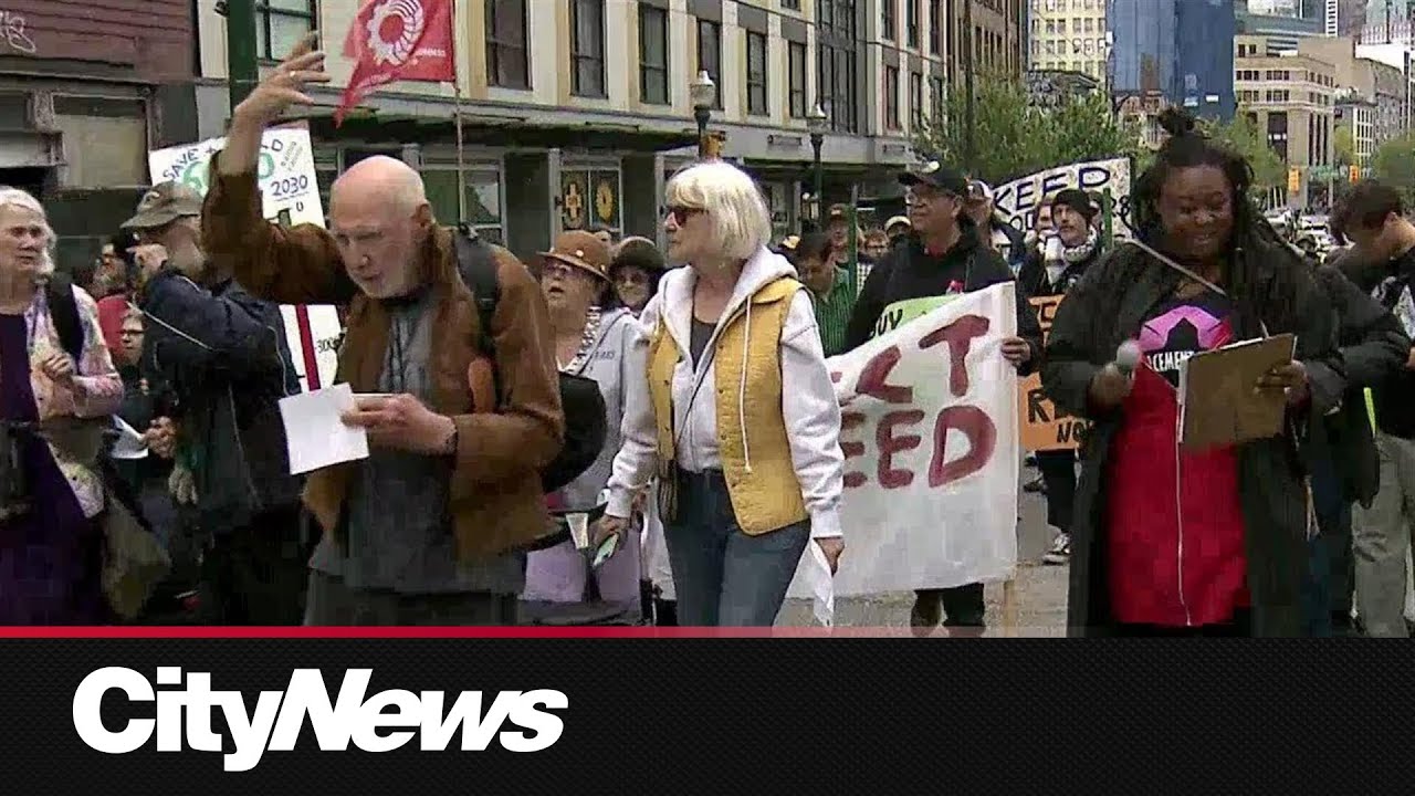 Downtown Eastside residents march to raise awareness of housing crisis ...