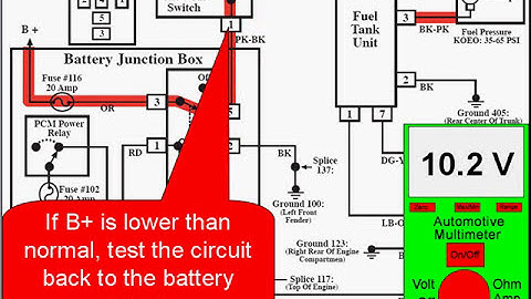 07 Ford Diagnostics: Fuel System Tests - Fuel Pump Circuit Tests