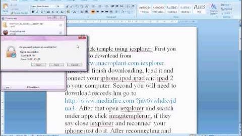 How to hack temple run without jailbreaking.wmv