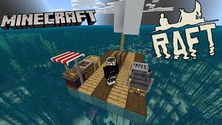 Aku Main Raft Survival Tapi di Minecraft...