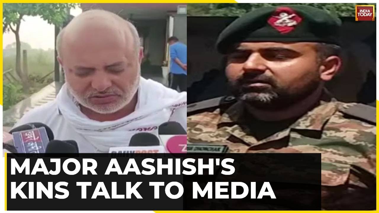 Watch Kin Of Major Aashish Dhonachak Talks To Media Following His Martyrdom In Anantnag
