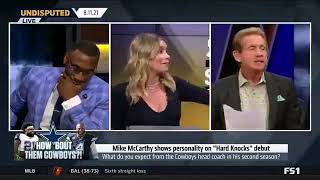 Skip Bayless, Jenny Taft Get Into Heated Argument On Undisputed Over Mike Mccarthy Comments