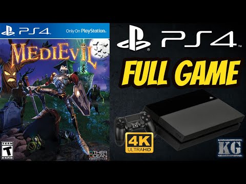 Medievil [PS4] FULL GAME 100% ALL CHALICES Longplay, Walkthrough, Playthrough, Movie