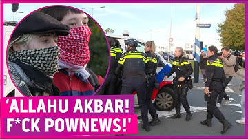 Flinke rellen bij koranverbranding AZC Hoofddorp, ME grijpt hard in!