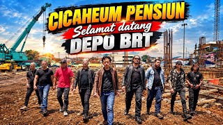 📍Update on the Construction of the Cicaheum Terminal / BRT DEPOT Bandung, Here's Its Current Cond...