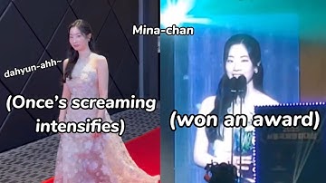dahyun being the *main event* in seoul international film awards (best new actress)