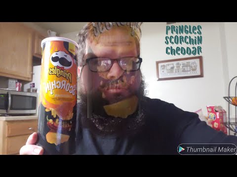 Pringles Scorchin Cheddar Chip Review