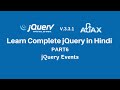 jQuery Events in Hindi Part6