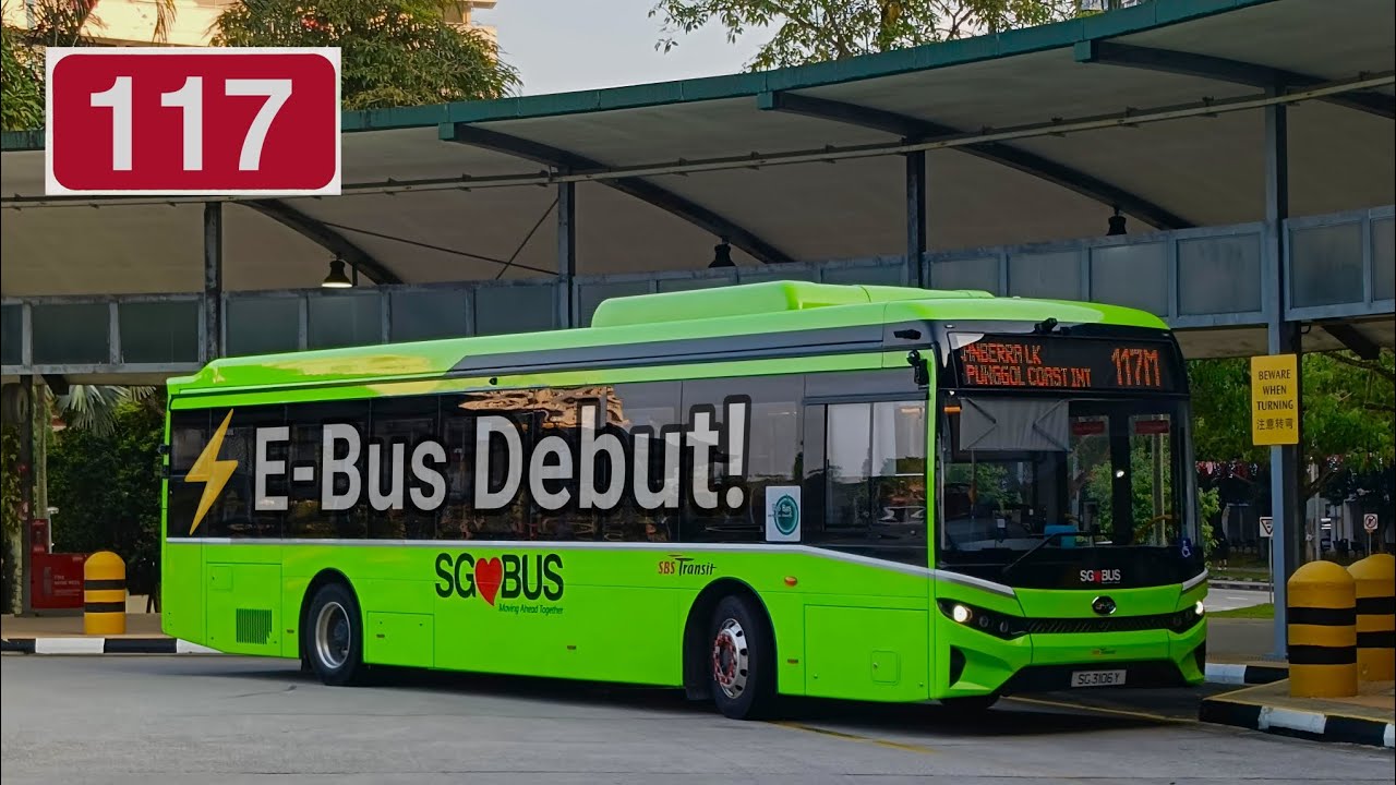 [⚡Debut!] SG3106Y 117 - BYD BC12A04 (🟠 Lightning) | Yishun - Sembawang