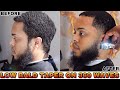 BEST Barber on YouTube: GAMECHANGER - Low Taper HairCut Transformation with Waves Against the Grain