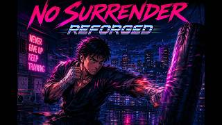 No Surrender (Reforged) 💪 | 80s Synthwave Rock | Neon Rider 1983