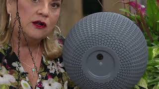 Ultimate Innovations Self-Watering Hanging Planters on QVC Vibrant Geo Hanging Planter